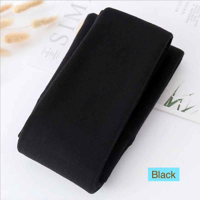 Black-Tights Зимние Колготки размера плюс, женские колготки из хлопка с искусственным кашемиром, толстые теплые колготки для высоких девушек - Цвет: Black-Tights