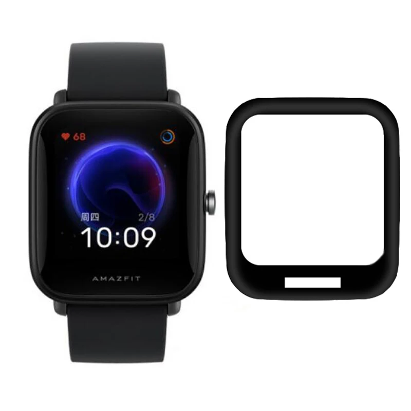 

3D Curved Edge Soft Protective Film Smartwatch Full Cover Protection For Amazfit Bip U/Pro/Pop Smart Watch LCD Screen Protector