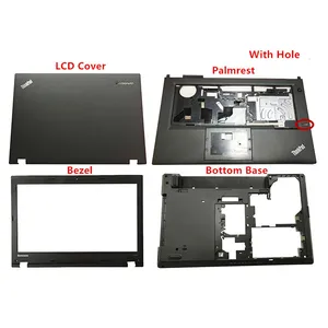new original for lenovo thinkpad l440 lcd rear top lid back cover bezel palmrest wfingerprint bottom base 04x4804 04x4815 free global shipping