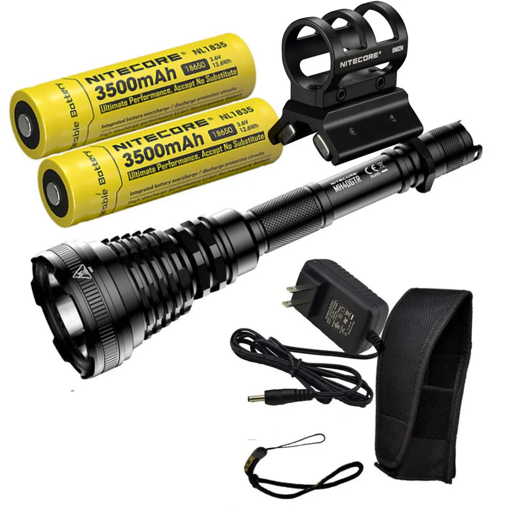 Охотничий фонарик NITECORE MH40GTR CREE XP L HI V3 светодиодный макс. 1200 люмен длинный заброс