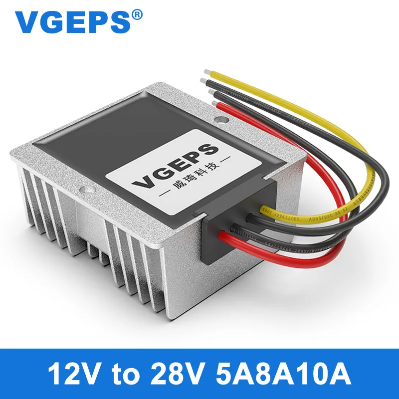 

12V to 28V DC boost module 12V to 28V power converter 12V to 28V automotive regulator