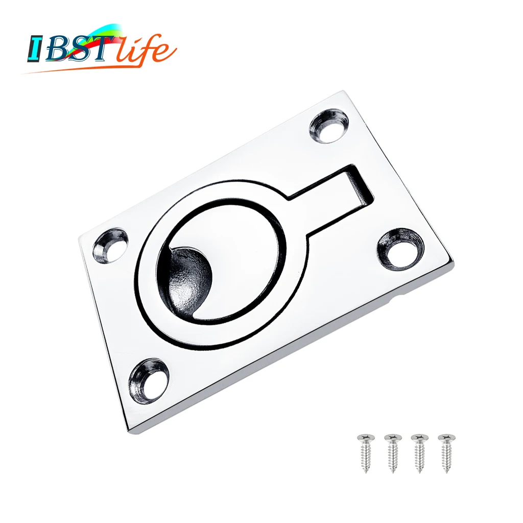 

62*44 мм нержавеющая сталь 316 Морская Лодка Палуба люк утопленный вытяжной Лифт ручка кольцо дверные ручки тяговое кольцо металлические аксес...