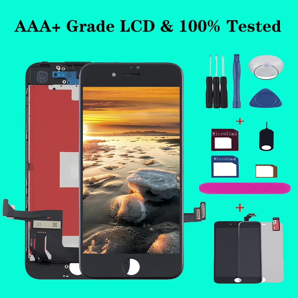 Высококачественный ЖК-дисплей для iPhone 7 6s 5 сенсорный экран замена ips дисплей Apple 5s