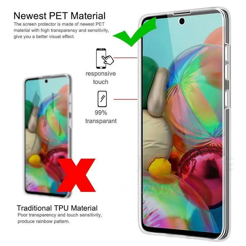 Полноразмерный чехол 360 для Samsung M51 A31 A72 A01 Core A21S M21 A51 A71 A10S A20E армированный Galaxy A32 A52