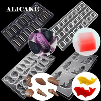 chocolate bar mold polycarbonate chocolate mould food grade form tray diamond cake baking pastry tools mold chocolate for bakery