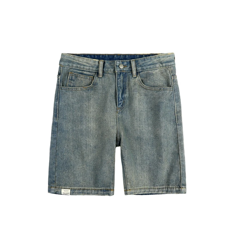 Летние мужские шорты из эластичного денима Бизнес повседневные брюки карго