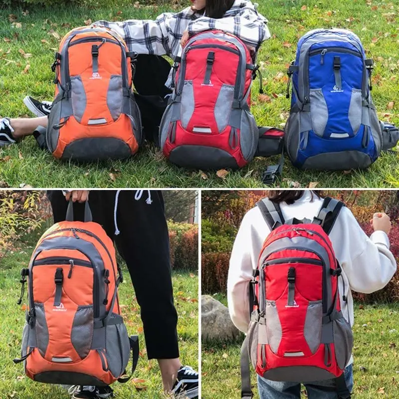 40L Outdoor Hiking Camping Backpack Army Bag Sport Rucksack Men Waterproof Nylon Sports Backpacks Climbing Travel Ruck | Спорт и