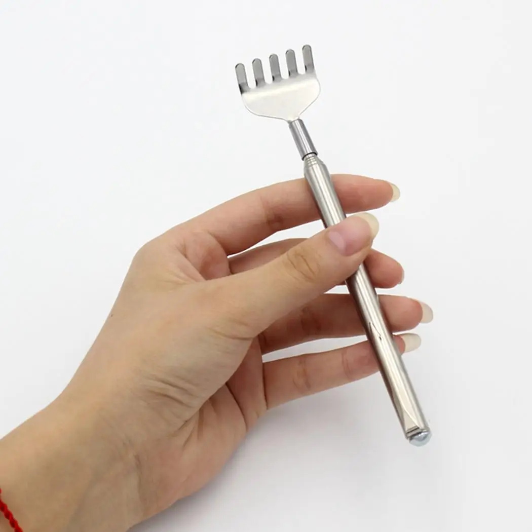 Портативный растяжимый массажер для спины из нержавеющей стали Телескопический