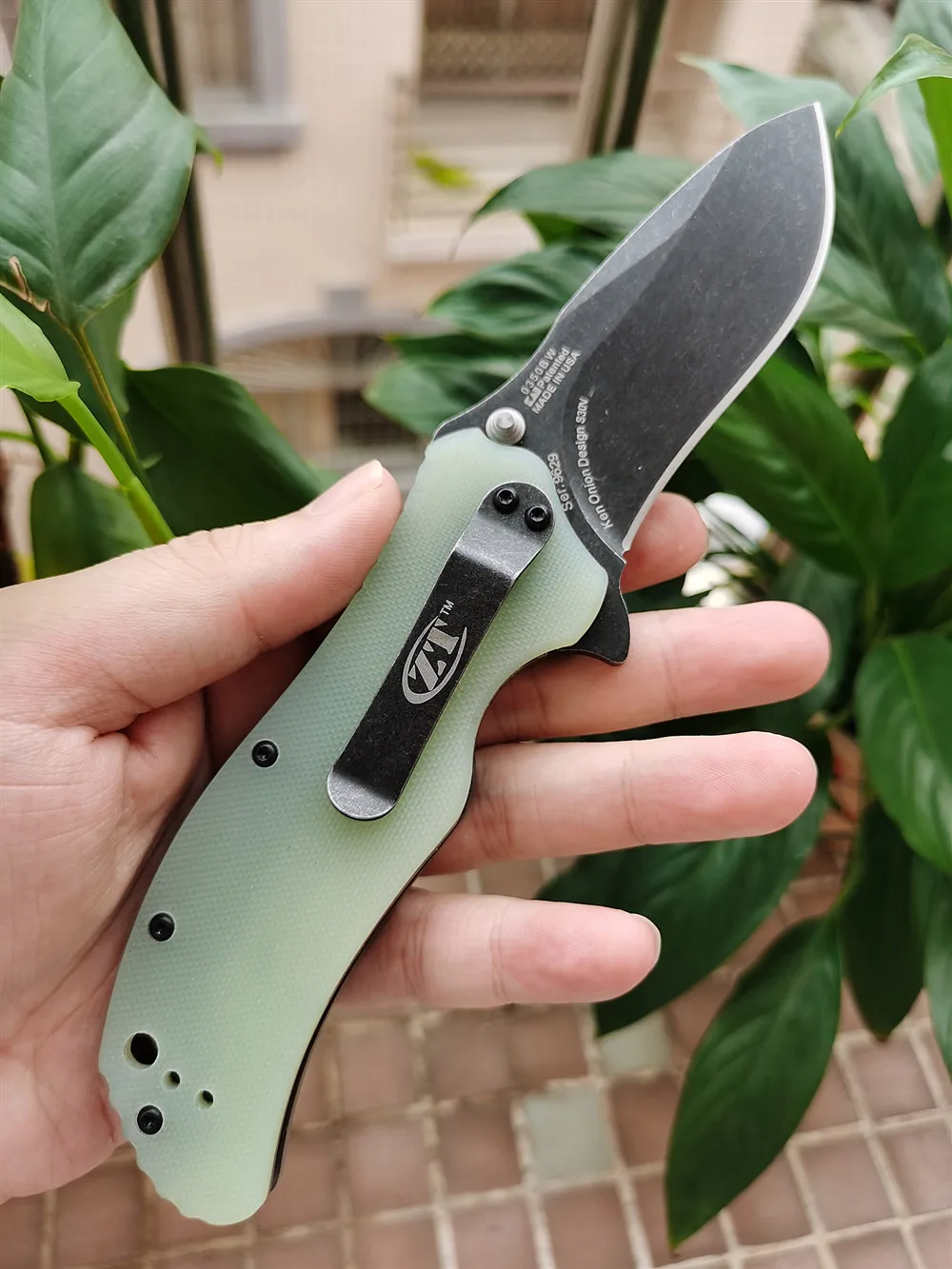 Складной охотничий нож JUFULE карманный кухонный Клинок с рукояткой из G10 и