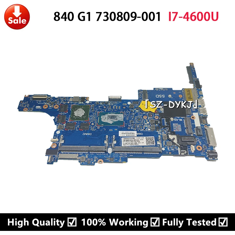 

Материнская плата для ноутбука HP 850 G1 840 G1 730809-601 730809-001 730809-501 6050A2559101-MB-A02 W/SR1EA, системная плата