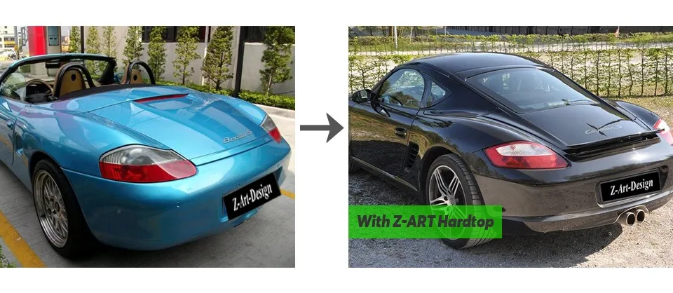1998-2004 Z-ART для Porsche 986 996 997 обвес передний Тюнинг Комплект для Porsche Boxster 911 передний бампер+ Переднее Крыло