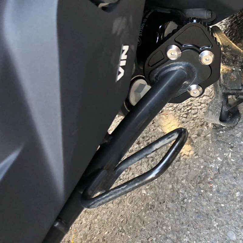 Motorcycle Kickstand Kick Side Stand Extension Plate Replace For-BMW C400X C400GT 2019-2021 |