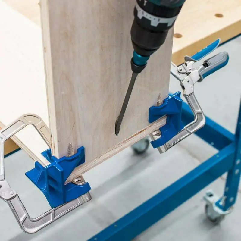 

90 Degree Right Angle Woodworking Corner Clamps T Joints Gadget