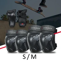 6pcsset kids children knee pads elbow pads guards protection sports safety skating skateboard cycling knee protector