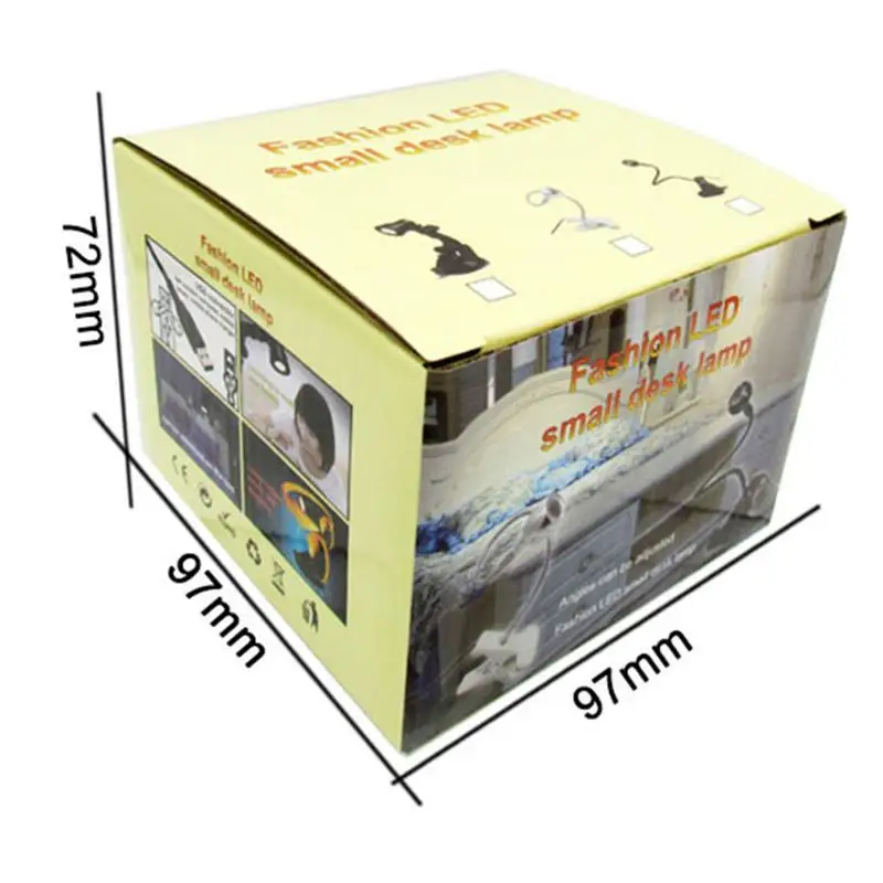 Горячая Распродажа USB Перезаряжаемый зажим светодиодный светильник для чтения