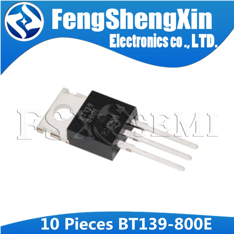 

10pcs/lot BT139-800E TO-220 BT139-800 BT139 Triacs