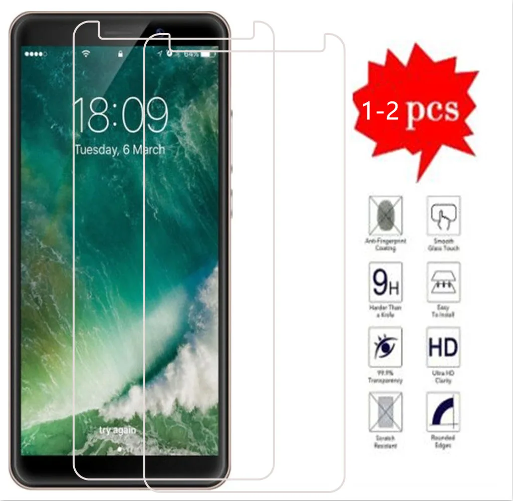Закаленное стекло 9H для смартфона DEXP BS550 стеклянная Защитная пленка защитная