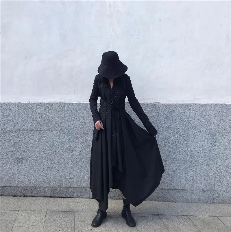 SuperAen, Европейская мода, женское платье, весна, новое хлопковое женское платье, одноцветное, повседневное, длинный рукав, женская одежда