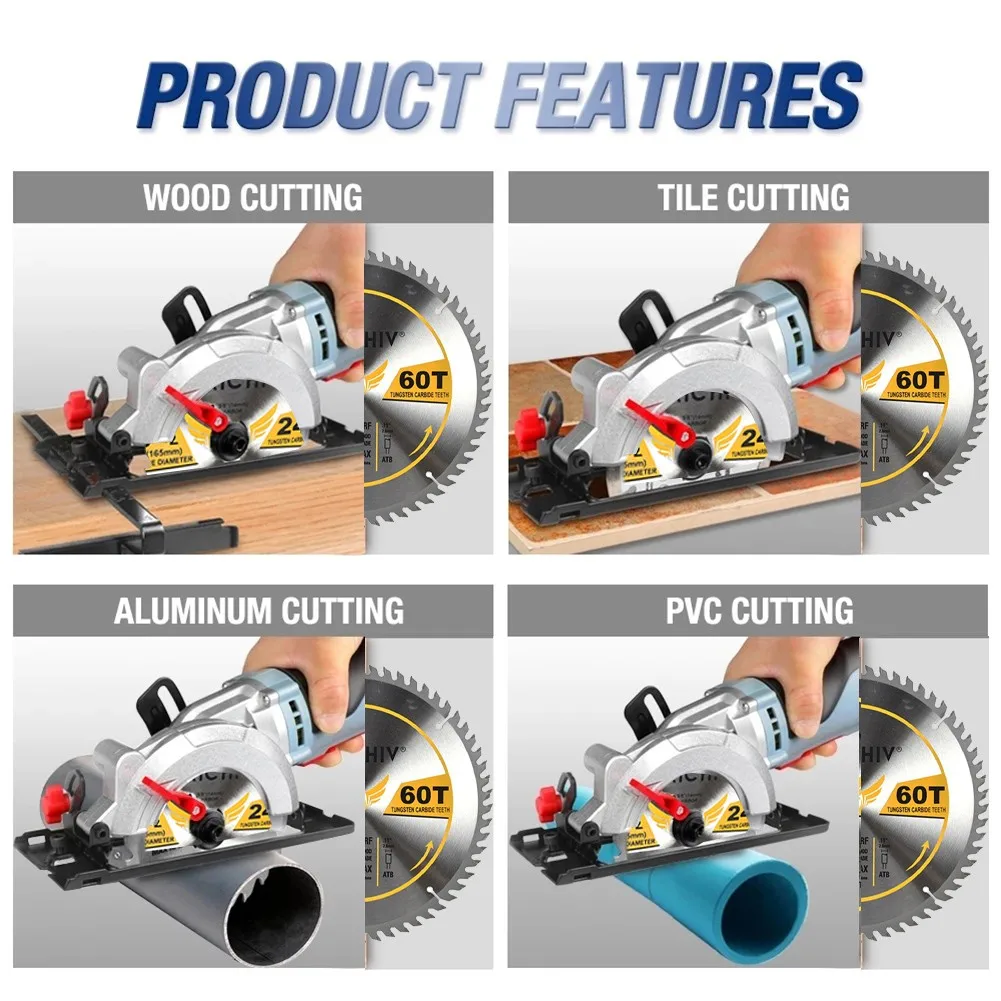 

254*20mm 60T Saw Blade For Wood And Plastic Cutting Circular Cutting Blade Disc