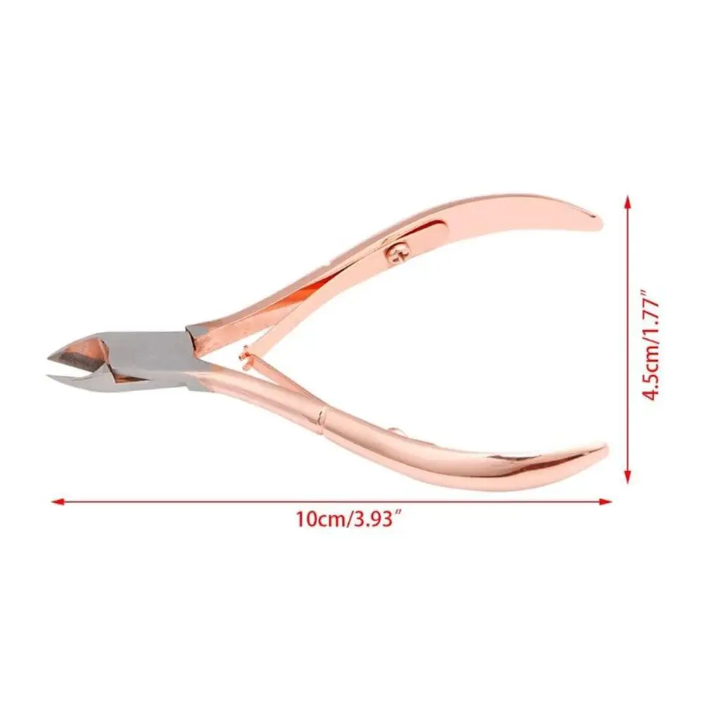 1pc Portable Professional Stainless Steel Nail Cuticle Scissors Cutter Clipper Pedicure Trim Eagle Beak Pliers Manicure Nipper images - 6