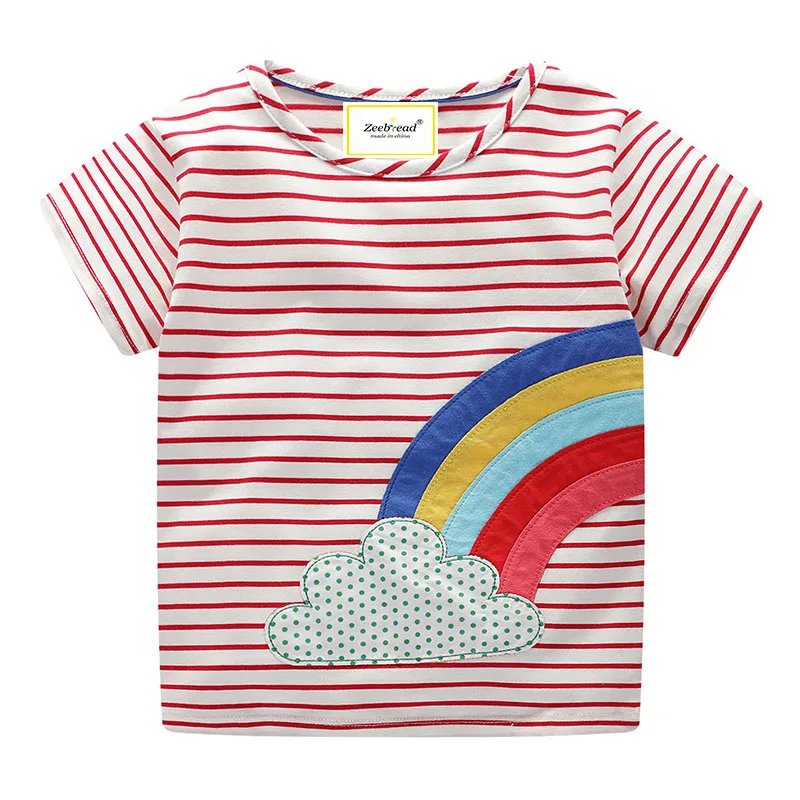 Детская Хлопковая футболка летний топ с изображением Баттерфляй | Мать и ребенок