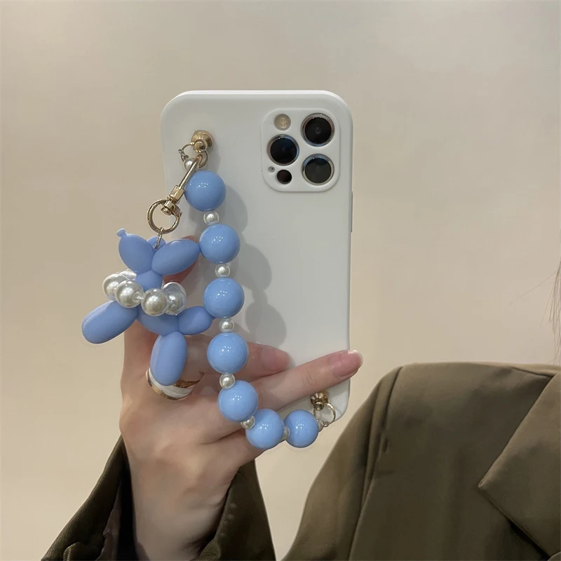 Мягкий чехол-накладка для iphone 11 12 Pro Max 7 8 Plus X XR XS SE 2020 с подвеской в виде собаки из