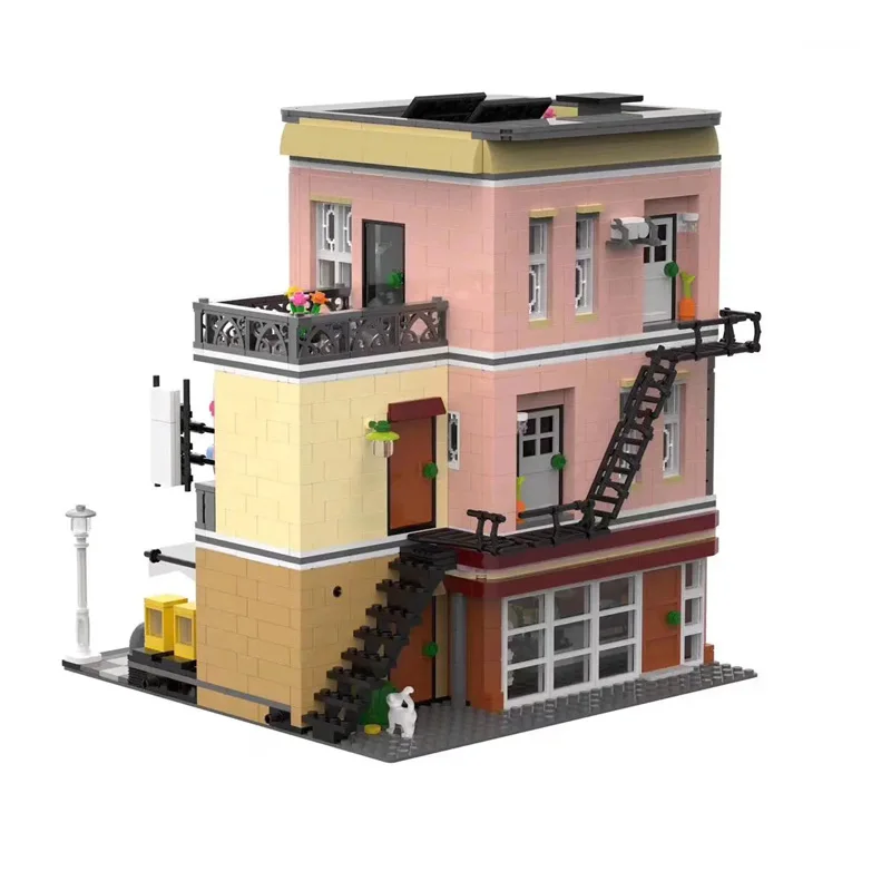 

10180 MOC Creator Expert Baking House City Street Series Bakery Model Kit Building Blocks Bricks Educational Kids Toys DIY Gifts