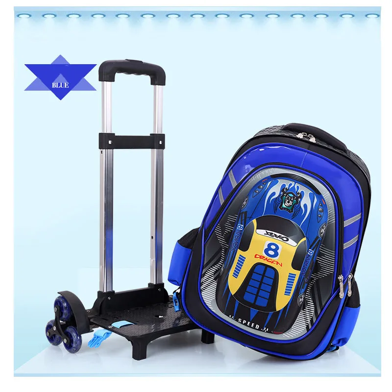 Сумка тележка на колесиках для учеников начальной школы 6 циклов детская