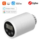 Термостат-радиатор Smart Tuya ZigBee, умный термостат с управлением через приложение, с поддержкой Alexa