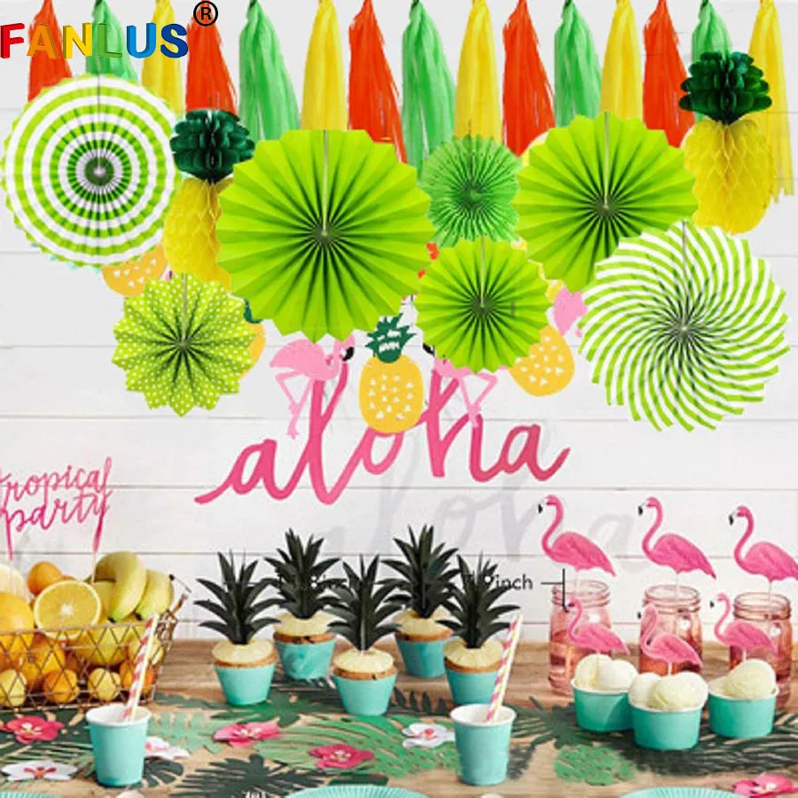 Праздничное украшение фонарик 32 шт./лот товары для гавайской вечевечерние
