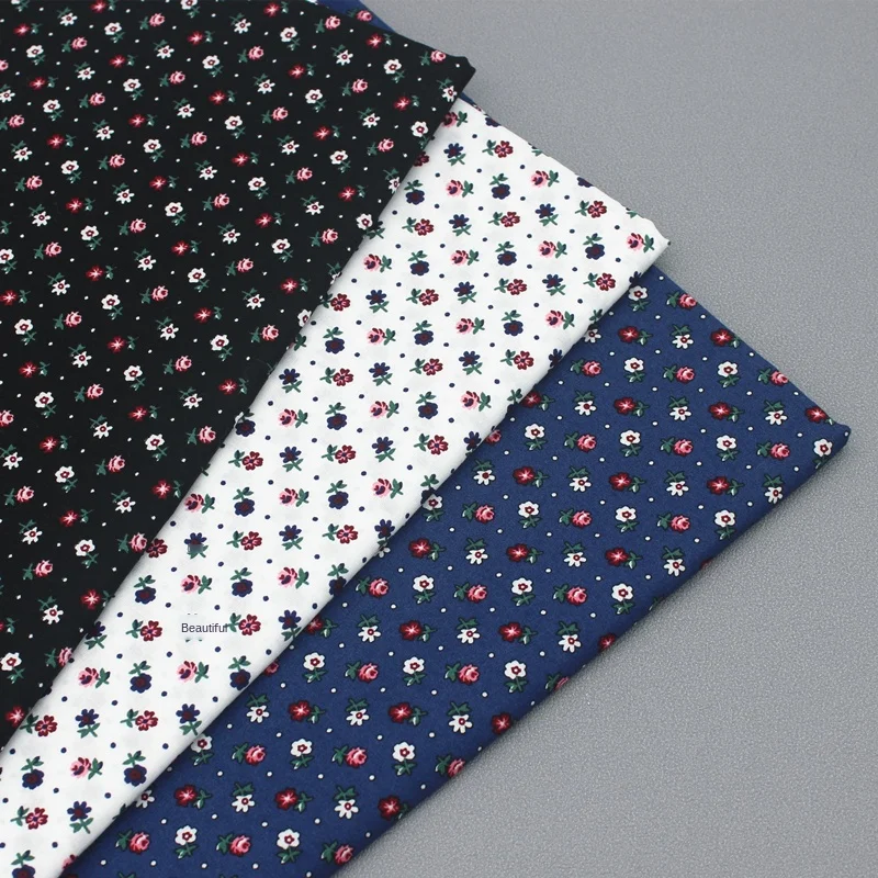 Широкий 58 &quot100% хлопок простой поплин Pteris Печатный Ткань шарф костюм рубашка Diy