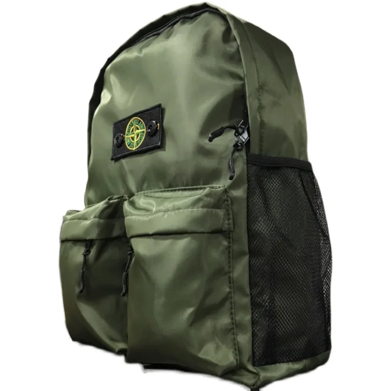 

Stone Island Backpack Computer New Products Men and Women Youth Niu Lu Cloth Portable Student School Bag Trend Fashion Solid Col
