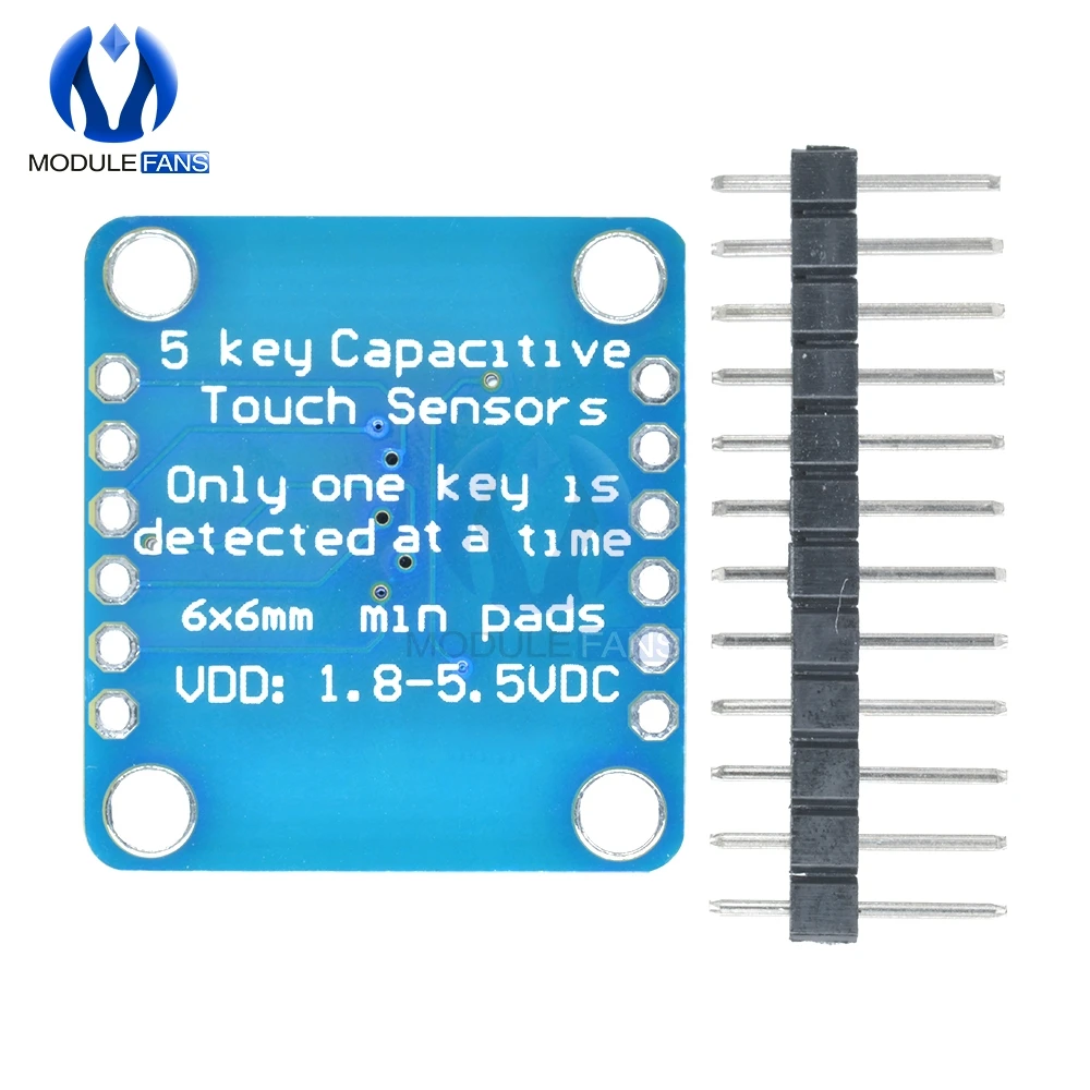 Автономная 5-клавишная проводящая панель многофункциональный емкостный