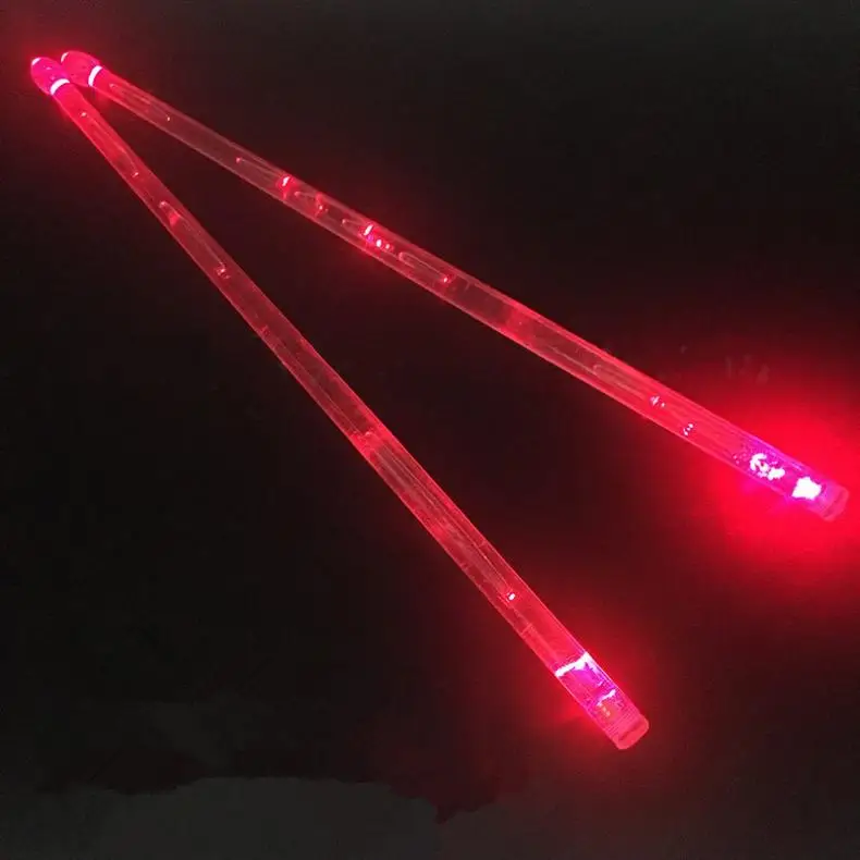 2 шт./лот барабанные палочки 5A LED полимерный материал барабанная палка