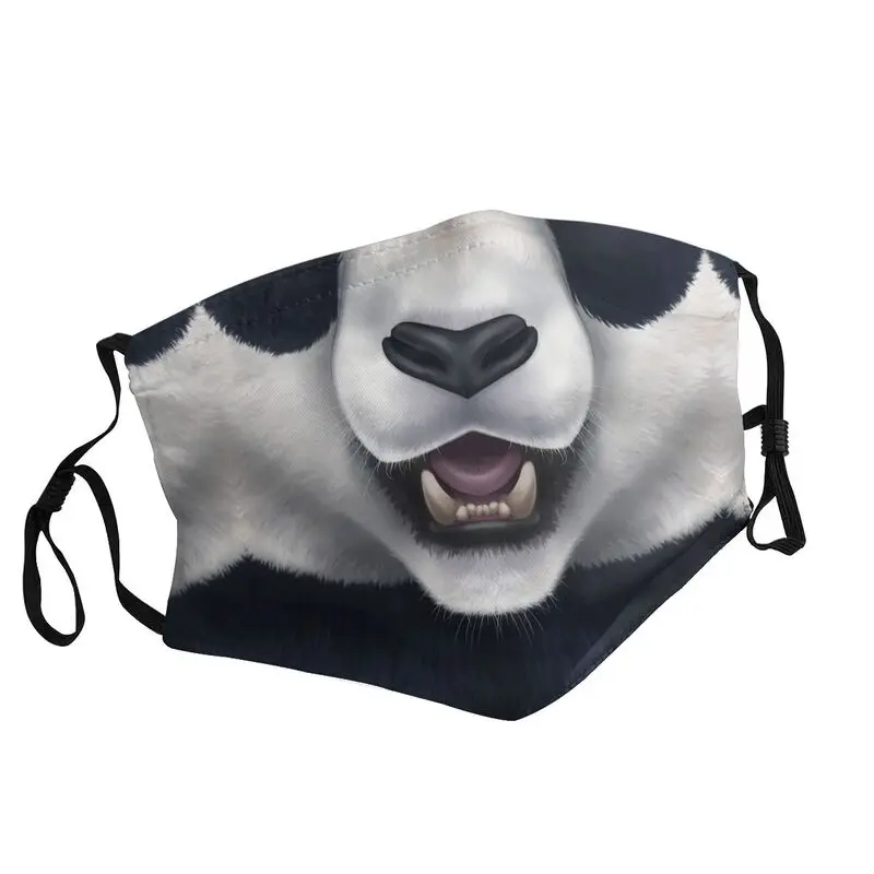 

Giant Panda Face Mask Adult Men Anti Dust Animal Pet Mask Protection Respirator Breathable Mouth Muffle