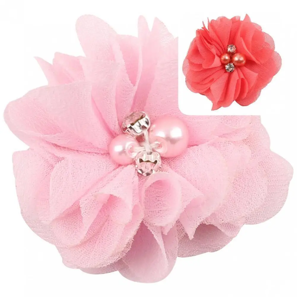 

Hairpin Eye-catching Charming Delicate Rhinestone Fake Pearl Kids Hairpins Hair Clip for Festival