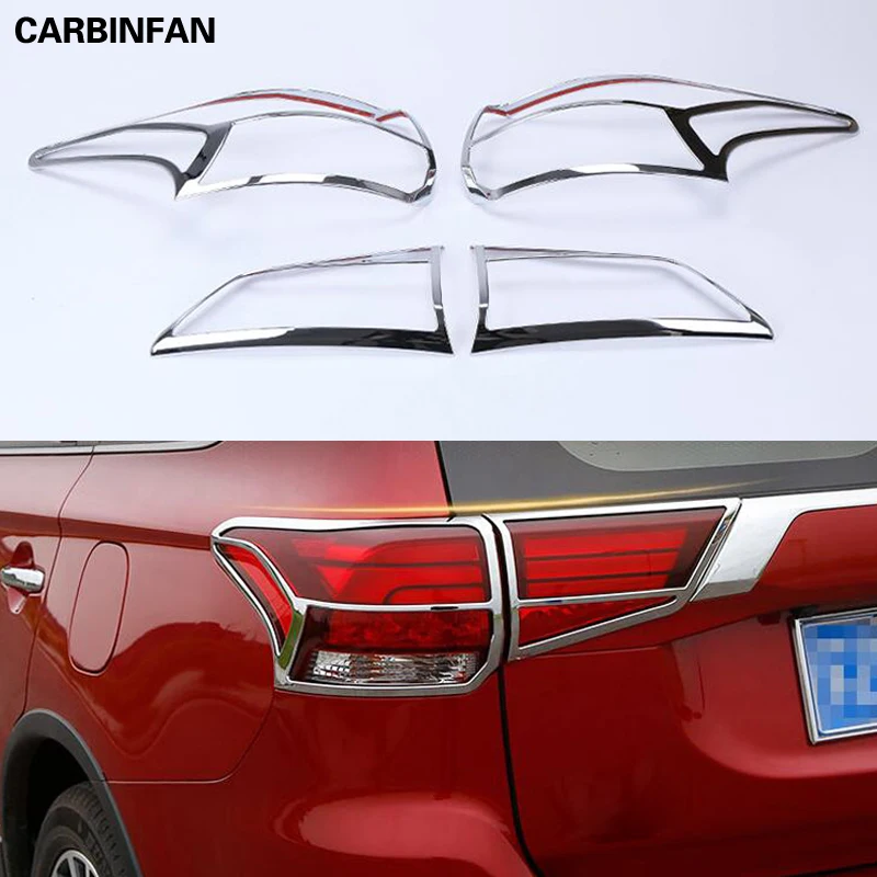 Задний задний светильник лампа детектор рамка хромированная ABS крышка накладка