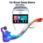 Автомобильное мультимедийное устройство Eastereggs, 2 Din, GPS, Android 2014, Bluetooth, Wi-Fi, USB, для Nissan Sunny Almera 2016-8,1