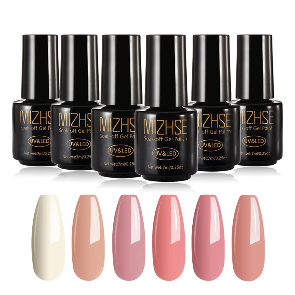 7ML P03 MIZHSE, 18 мл, Гель-лак, Гель-лак, УФ-гель, светодиодный, лампа, Гель-лак, дизайн ногтей, 6 шт. в наборе, горячая Распродажа, лак, смола, цвет, грунтовка - Цвет: 7ML P03