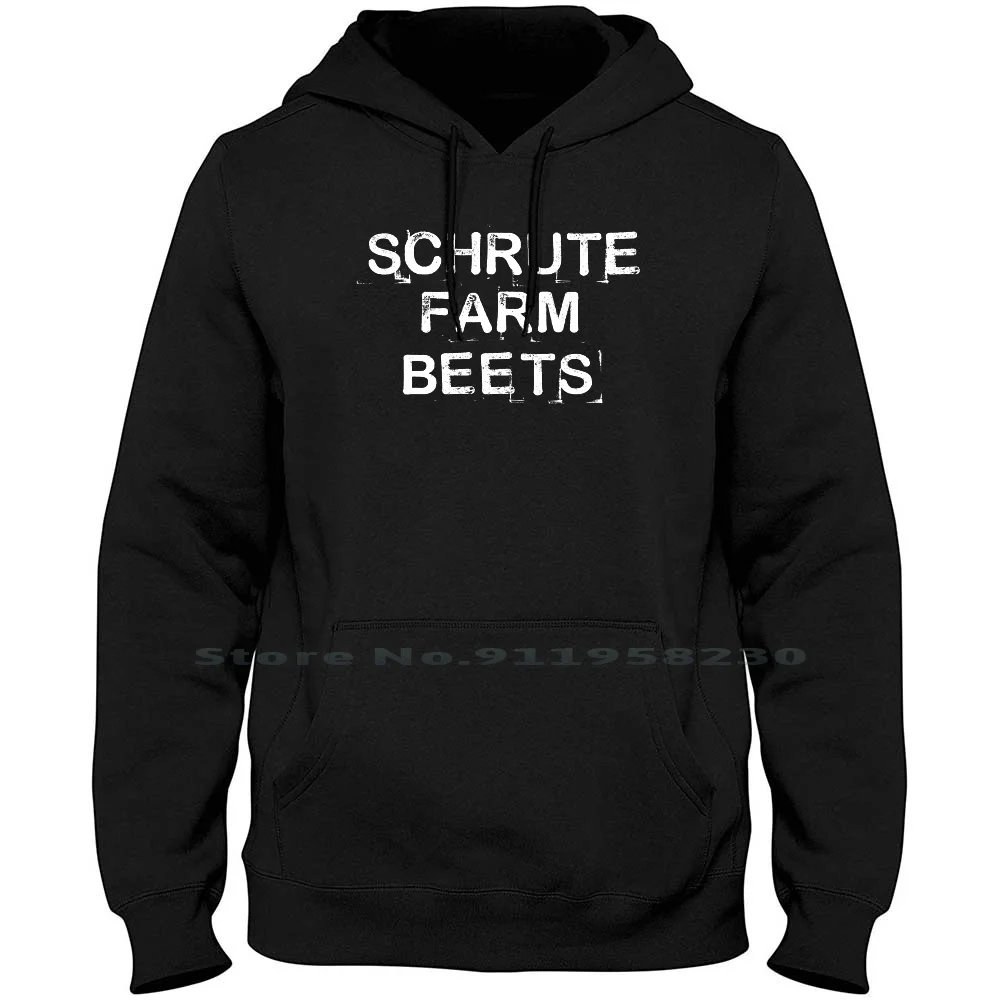 

Schrute Farm Beets Men Women Hoodie Sweater 6XL Big Size Cotton The Office Office Comedy Beets Show Farm Arms Rut Ice Far Bee