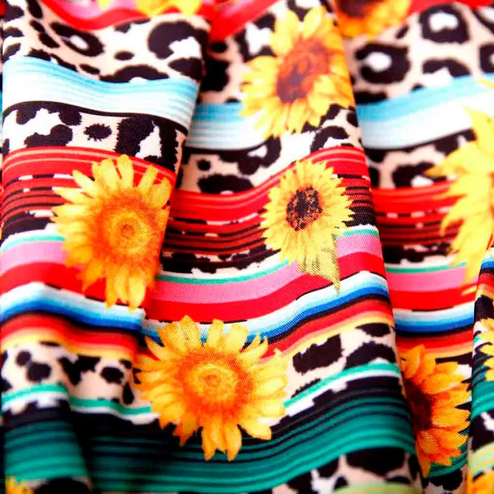 Детский комбинезон без рукавов с оборками и цветочным принтом|Ромперы| |