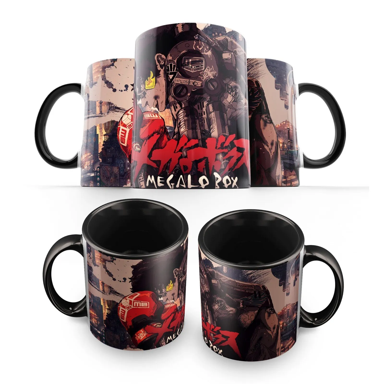 Кружка: Megalo Box (аниме персонаж бокс спорт гребля экзоскелет тенис) -1 | Дом и сад