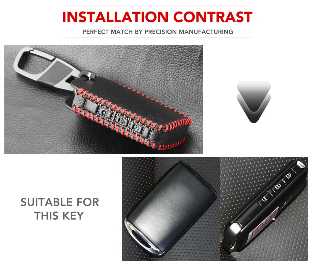 Чехол из натуральной кожи чехол для автомобильного ключа держатель крышки Mazda 3