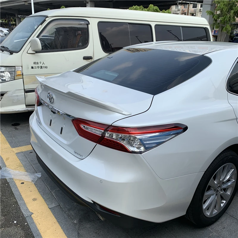 Спойлер для Toyota Camry 2018-2020 YFRD ABS Материал заднее крыло автомобиля праймер цвет
