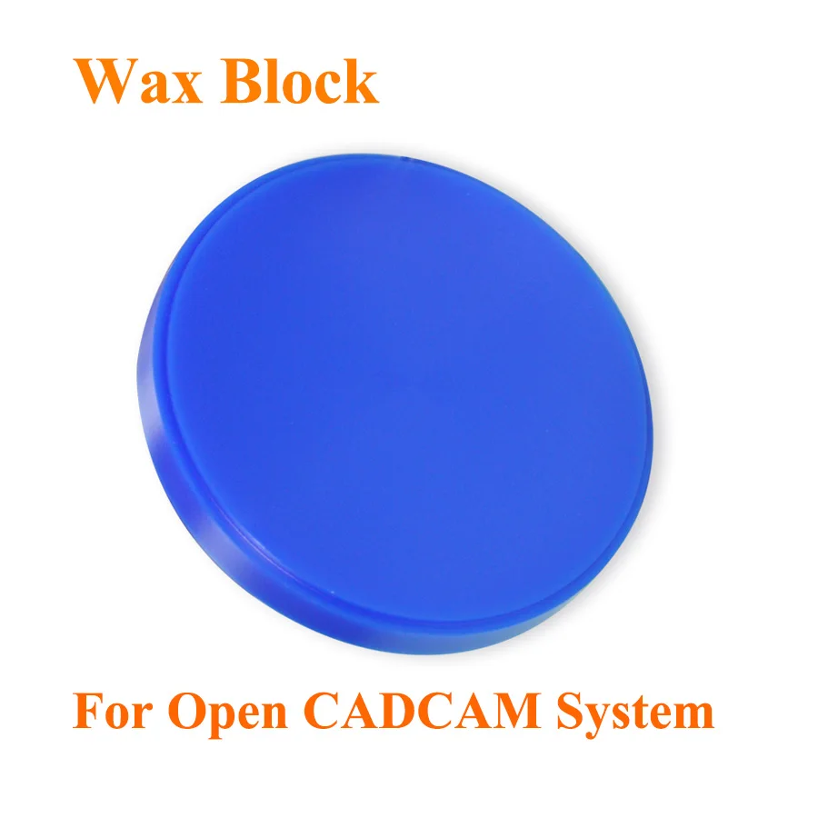 

5 pcs Free Shipping Blue Wax Disc OD98mm Dental CADCAM Carving Wax Blocks