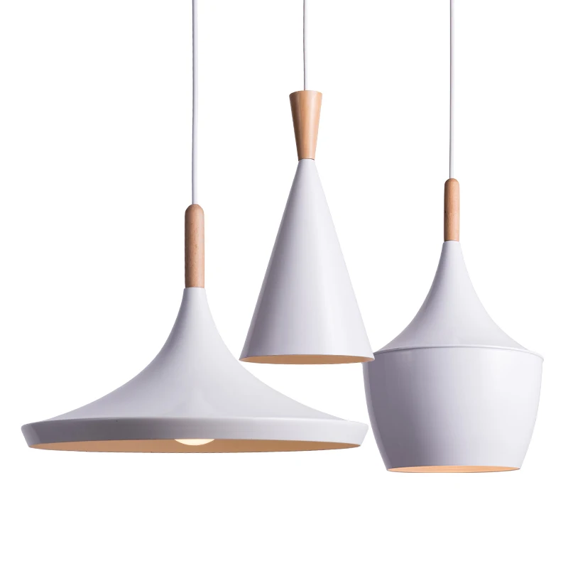 Современное внутреннее освещение подвесные светильники с наклоном деревянная и