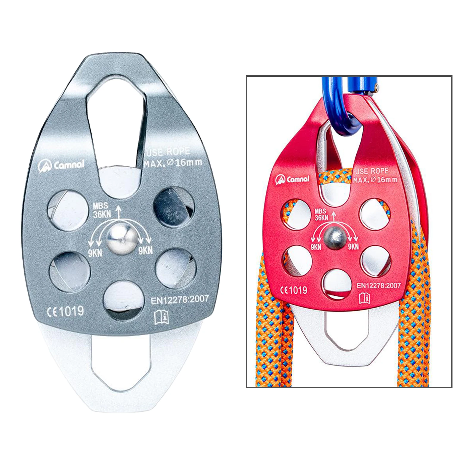 36KN шариковый подшипник с двойным шкивом CE для системы улавливания прогресса