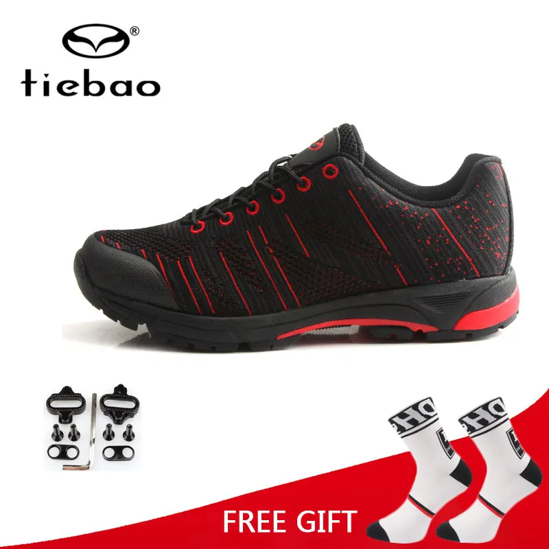 Tiebao MTB велосипедная обувь для отдыха на открытом воздухе спортивные кроссовки спортивная дышащая велосипедная обувь с самоблокирующимся замком zapatillas de ciclismo