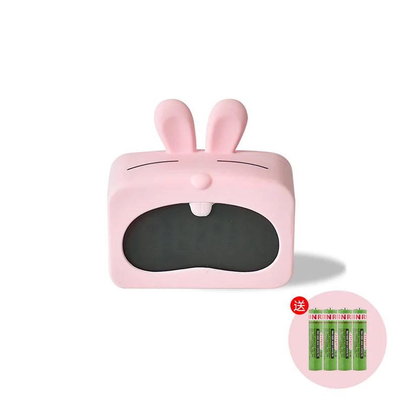

Cute LED Modern Digital Electronic Alarm Clock Pink Personalized Creative Alarm Clock Home Student Unique Alarm Clock MM60NZ