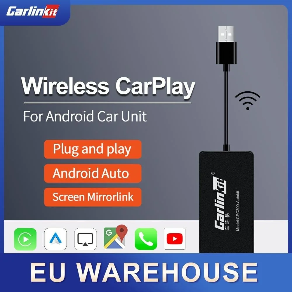 

Carlinkit Usb Wireless Apple CarPlay Dongle and Android Auto for Modify Android 4.4 Car iPhone Autokit Mirror link